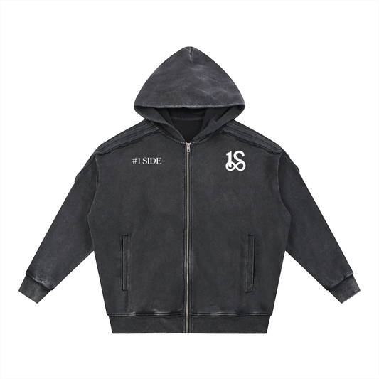 M1S "Surdimensionné" Antique Zip-UP